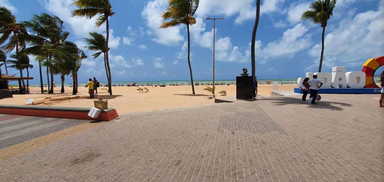 Luxor Tambau Ap 100 Metros Da Praia Com Vista Para O Mar Joao Pessoa Bagian luar foto