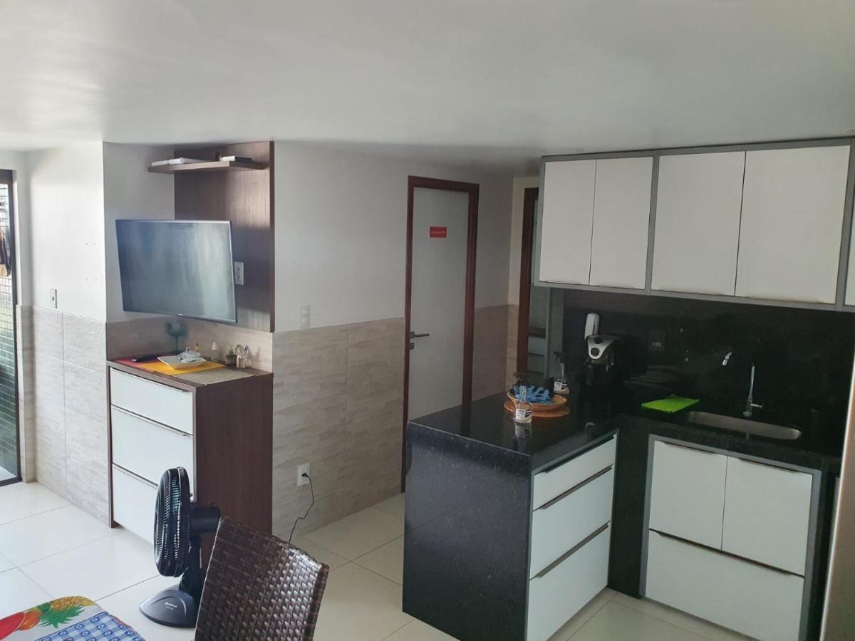 Luxor Tambau Ap 100 Metros Da Praia Com Vista Para O Mar Joao Pessoa Bagian luar foto